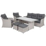 Bergamo bijeli / sivi set namještaja | shoptok.hr