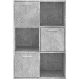 Ormarić Omara za shranjevanje betonsko siva 60x29,5x90 cm iverna plošča, (20622538) | Shoptok.si