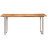 Maison Chic Jedilna miza - Kuhinjska miza - Jedilni stol 180x90x76 cm trden akacijev les, (21714906) | Shoptok.si