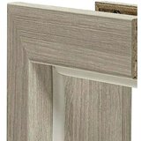 GETADOOR Lamineo Dovratnik GLN38 (650 x 2.000 mm, Širina zida: 14,5 cm, Smjer otvaranja: Lijevo, Hrast srebrna) | shoptok.hr