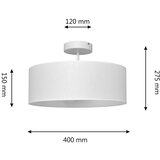  Luster na štapu ALBA 3xE27/15W/230V bela | Eponuda.com