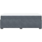 Box spring krevet s madracem tamnosivi 100x200 cm baršunasti | Eponuda.com