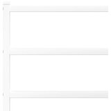  Metalni okvir za krevet s uzglavljem bijeli 100x200 cm | shoptok.hr