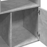  Regal za knjige boja betona 70 x 36 x 189 cm konstruirano drvo Slike