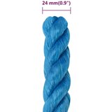 vidaXL radno uže plavi 24 mm 100 m od polipropilena | shoptok.hr