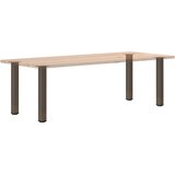  Noge za konzolni stol 4 kom. Prirodni čelik 72-74 cm Čelik | shoptok.hr