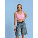Sinsay Pamučni crop top | shoptok.hr