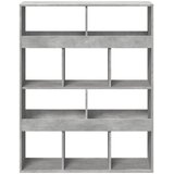  Regal za knjige boja betona 100x33x125,5 cm konstruirano drvo | Eponuda.com