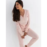 Sensis Pyjamas Ella L/R S-XL pink melange 024