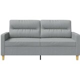  Dvosjed od tkanine svjetlosivi 140 cm Siva | Shoptok.si
