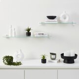 Mömax stenska polica gerundet, kaljeno steklo, prozorna, 60cm | Shoptok.si