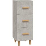  Komoda siva boja betona 34,5x34x90 cm od konstruiranog drva | shoptok.hr