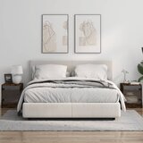  Noćni ormarići staklena vrata 2 kom boja hrasta 35 x 37 x 42 cm | shoptok.hr