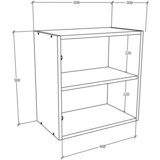 MID.YOU viseči element arila m, bela | Shoptok.si