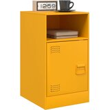  Noćni ormarići 2 kom boja senfa 34,5 x 39 x 62 cm čelični | shoptok.hr