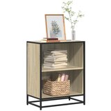 Furnova Knjižna omara sonoma hrast 60x35x76 cm inženirski les, (21932406) Cene