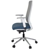 MID.YOU Pisarniški Stol Chiaro T1 White, Modra, Siva | Shoptok.si