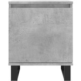  Noćni ormarići 2 kom boja betona 40x30x50 cm konstruirano drvo | shoptok.hr