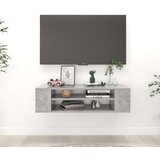 Viseći Viseča TV omarica betonsko siva 100x30x26,5 cm iverna plošča, (20620870) | Shoptok.si