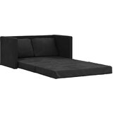Maison Chic Talni Raztegljiv kavč - Raztegljivi divan 2 v 1 črna 122x204x55 cm žamet, (21729344) Cene