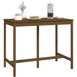  Barski stol smeđa boja meda 140x80x110 cm od masivne borovine | Shoptok.si