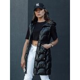DStreet Kamizelka pikowana damska CHARMVEST czarna | Shoptok.si