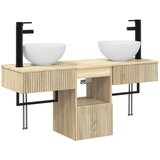  Set namještaja za kupaonicu 3 kom. Hrast sonoma | shoptok.hr