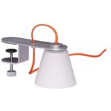 Hübsch Siva stolna lampa sa staklenim sjenilom (visina 23 cm) Lure – Cijene