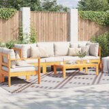 vidaXL vanjski tepih ARAKIL Smeđa i bijela Polipropilen 300 x 400 cm | shoptok.hr