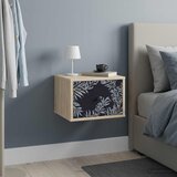  Wall-mounted noćni ormarić DOKKUM Hrast sonoma 36 x 33 x 25 cm | shoptok.hr
