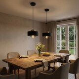  Brilagi - Visilica na sajli 1xE27/60W/230V prečnik 20 cm crna/zlatna | Eponuda.com