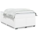  The Living Store Box spring postelja z vzmetnico bel 120x200 cm umetno usnje - Box Spring Postelja, (21520565) Cene