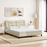  Okvir za krevet bez madraca Hvar krem 160x200 cm od tkanine | shoptok.hr