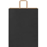  Papirnate vrećice 250 kom s ručkama crne 32x12x42 cm | shoptok.hr