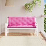 vidaXL Jastuci za vrtnu klupu 2 kom ružičasti 150x50x7 cm tkanina Cijene