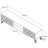 Hanah home tv polica class walnut | ePonuda.com