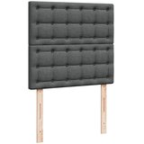  Krevet s oprugama i madracem tamnosivi 90x200 cm od tkanine | shoptok.hr