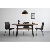 Mömax jedilna miza portofino, barva hrasta, 160x90 | Shoptok.si