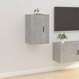 The Living Store Stenska TV omarica betonsko siva 40x34,5x60 cm - Stenska TV Omarica, (21376674) | Shoptok.si