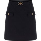 Guess Krila Chrissy Belted Mini Skirt Črna Cene