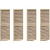  Vrata ormara 4 pcs Smeđa 170 x 59.5 x 2.1 cm Masivna borovina | shoptok.hr