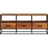 TV ormarić 110 x 30 x 45 cm od masivnog drva bagrema | shoptok.hr