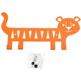 Rex London Narančasta metalna zidna dječja vješalica Tiger – | shoptok.hr