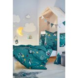 s.Oliver otroška posteljnina 140/200 cm saten smaragdno zelena | Shoptok.si