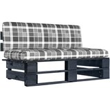  Srednja vrtna sofa od paleta od crno impregnirane borovine | shoptok.hr