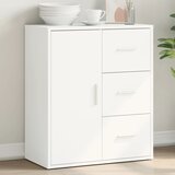  Komoda bijela 60 x 31 x 70 cm od konstruiranog drva | Shoptok.si
