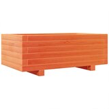  Vrtna sadilica voštano smeđa 70 x 40 x 26,5 cm masivna borovina | Eponuda.ba