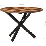 vidaXL Blagovaonski stol 100 x 100 x 75 cm od drva bagrema s premazom | shoptok.hr