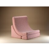 Wigiwama Rožnat otroški fotelj iz tkanine bouclé Moon – | Shoptok.si