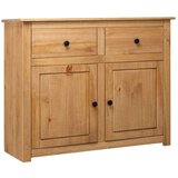 vidaXL komoda 93x40x80 cm trdna borovina Panama Range | Shoptok.si